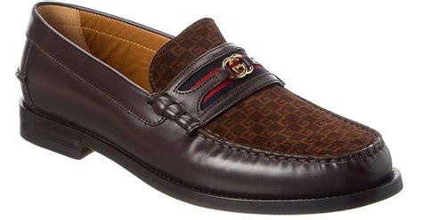 gucci leather loafers suede|Gucci loafers zara.